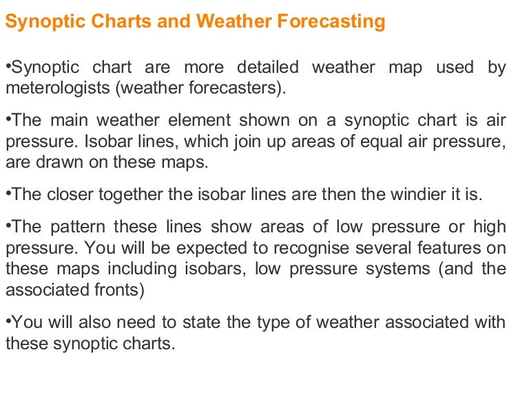 Depression Synoptic Chart