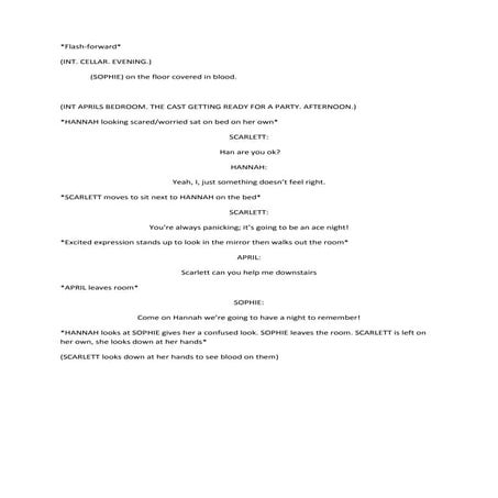 Improved script of horror trailer | PDF