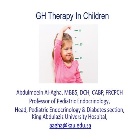 Growth hormone therapy | PDF
