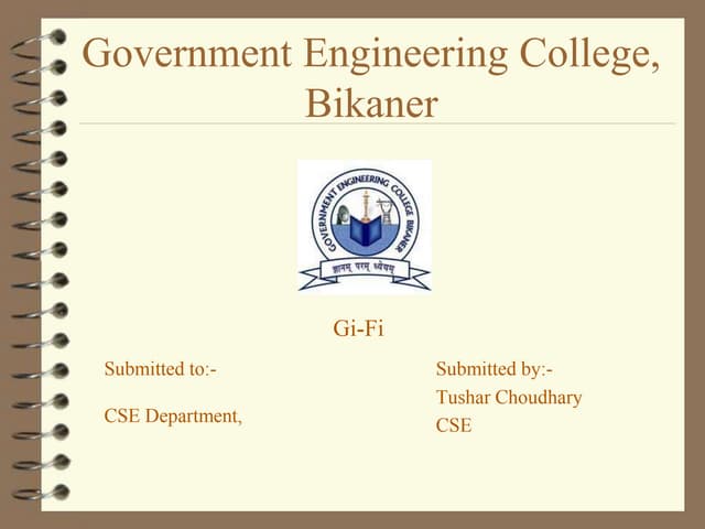 Gi-Fi ppt