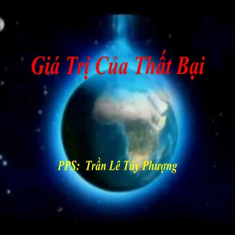 Giá trị của thất bại _The Value of Failure _TLTP