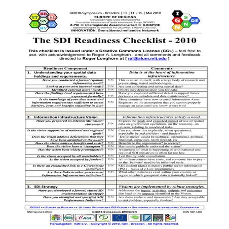 GI2010 symposium-ws1.2 longhorn (checklist questionaire)