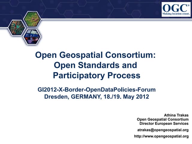 GI2012 trakas standards ogc