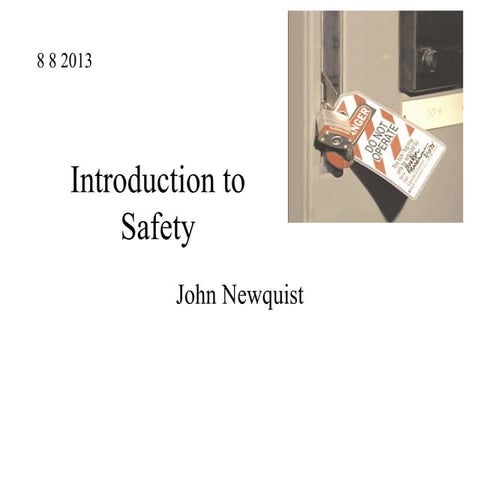 General Industry Introduction to OSHA Safety