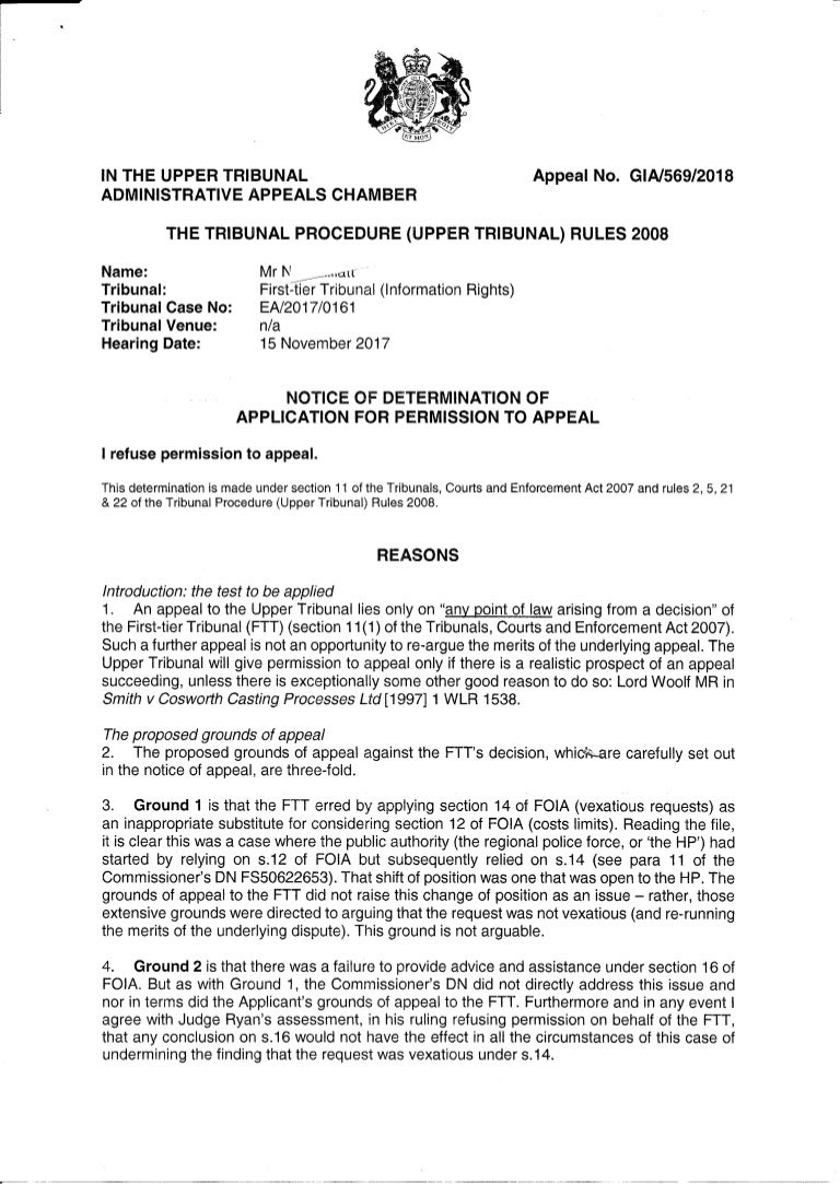 First Tier And Upper Tribunal First Tier Tribunal Decisions Upper