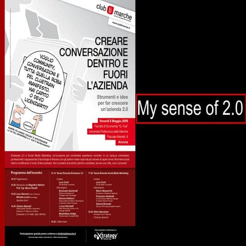 Giacconi My Sense of 2.0