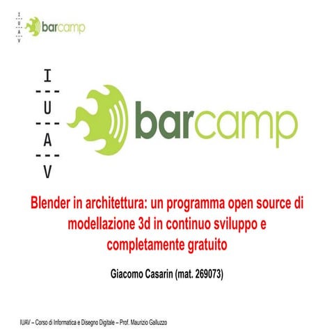 Giacomo casarin 269073 iuavcamp presentazione