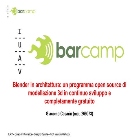 Giacomo casarin 269073 iuavcamp presentazione