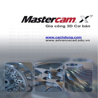 Gia công phay 3D mastercam x7