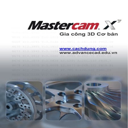 Gia công phay 3D mastercam x7