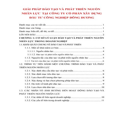Bài Mẫu Giải pháp đào tạo và phát triển nguồn nhân lực tại công ty - báo cáo ...