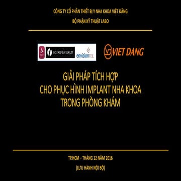 Giai phap tich hop cho phuc hinh implant trong phong kham