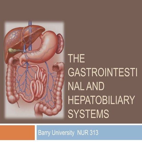 GI and Hepatobiliary lecture | PPTX