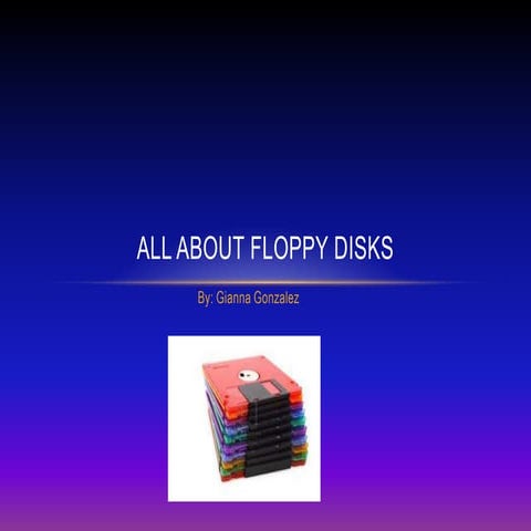 Floppy disk & drive | PPTX