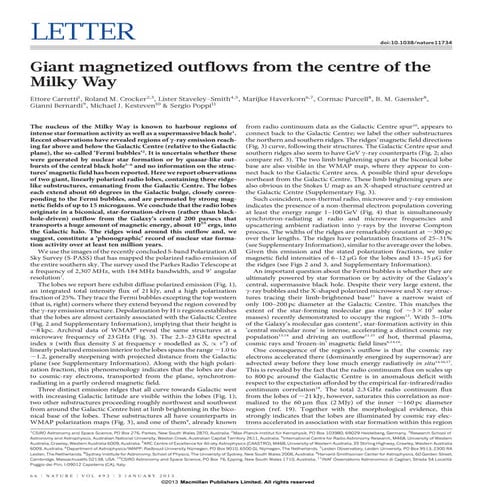 Giant magnetized outflows_from_the_centre_of_the_milk_way