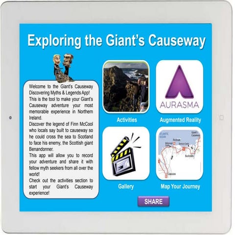 Giants causeway app prototype | PPTX