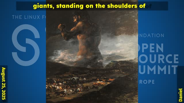 giants, standing on the shoulders of - by Daniel Stenberg