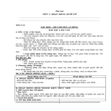 Link tải Giáo án lớp 3 theo công văn 2345 - Bộ Giáo Dục và Đào Tạo