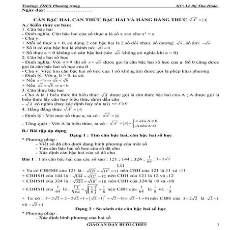 Giao an day them toan 9