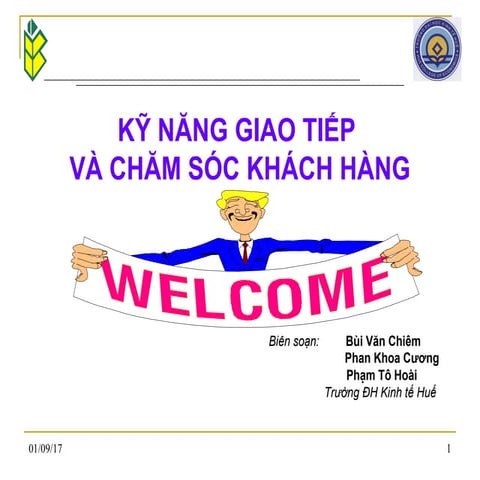 Kỹ năng giao tiếp và chăm sóc khách hàng