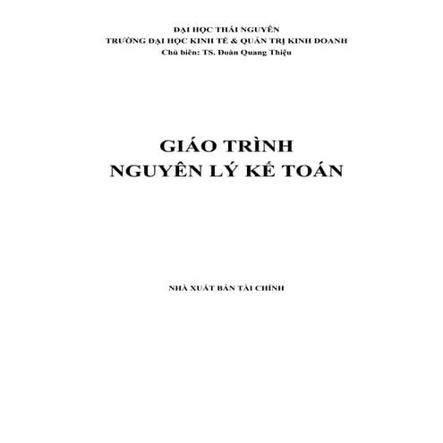 Giao trinh nguyen ly ke toan 2