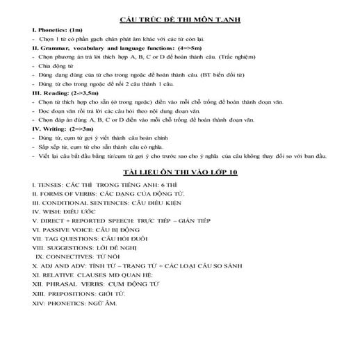 Giáo trình ôn luyện thi vào lớp 10 (tập 3