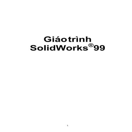 Giáo trình xuất bản vẽ Solidworks 2016 | PDF