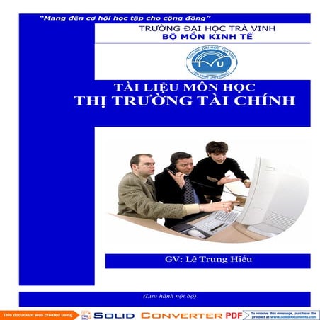 Giao trinh thi truong tai chinh