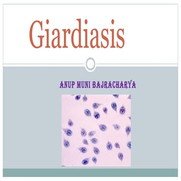 Giardiasis