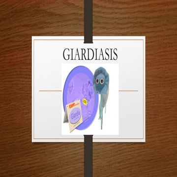 Giardiasis | PPTX