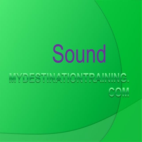 SOUND | PPT