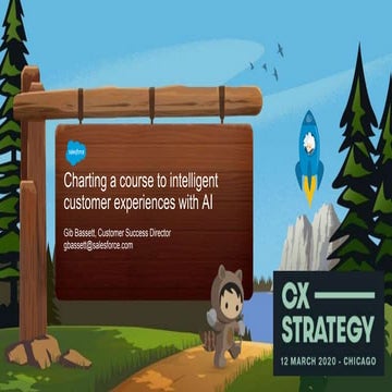 Charting a Course to Intelligent Customer Experiences with AI