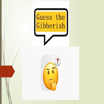 Gibberish Dumb Charades for fun events.pptx