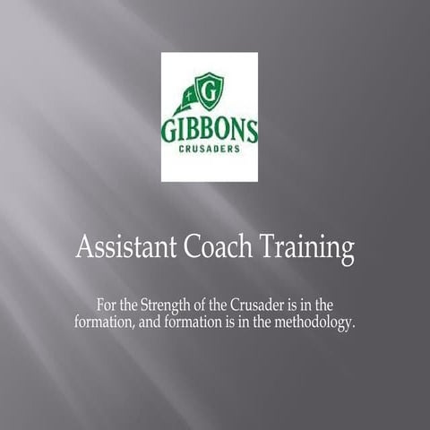 Gibbons STRENGTH assistant coach training winter 2016