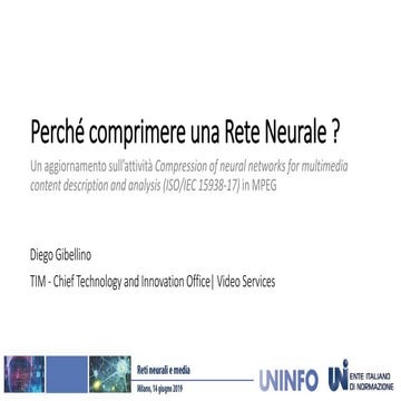 2019-06-14:2 - Perchè comprimere una rete neurale?