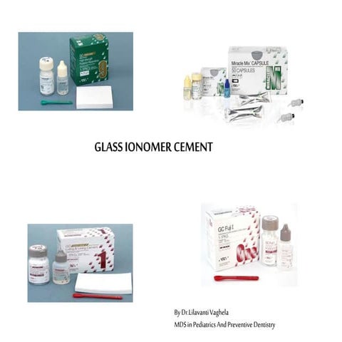 Glass ionomer cement | PPTX