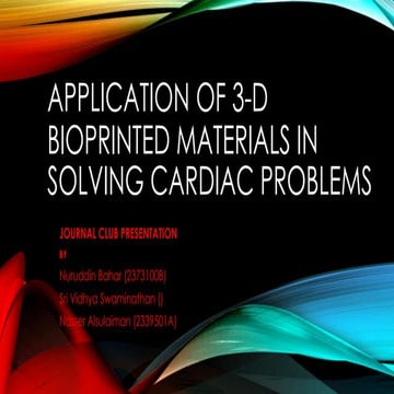 Challenges in vascular tissue engineering | PPTX