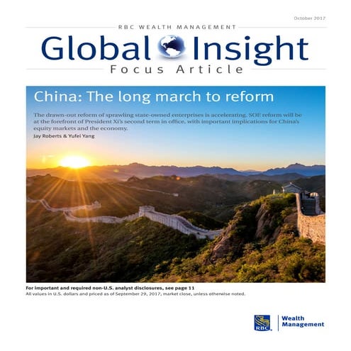 China: The Long March to Reform