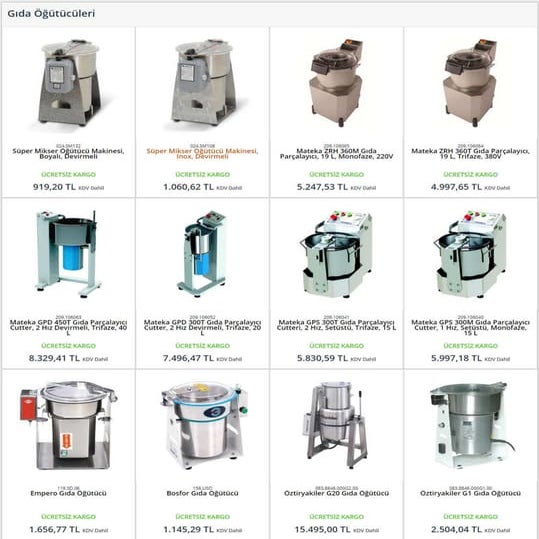 Gıda Öğütücüler
