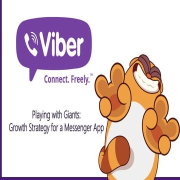 Viber Growth Case Studay - playing with giants / Moshi Blum