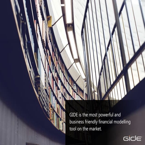 Gide financial modelling software