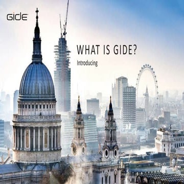 Introducing GIDE Financial Modelling