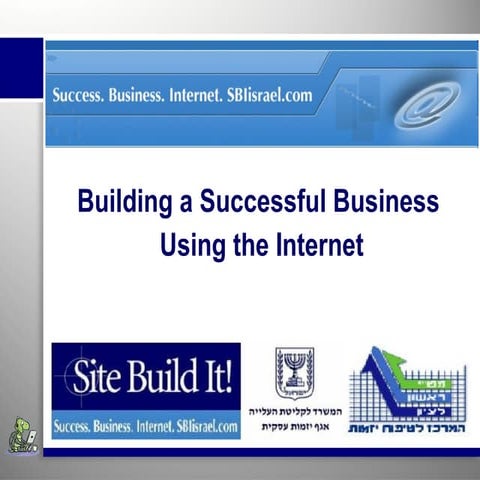 Introduction to Internet Marketing Success, Modiin 2009