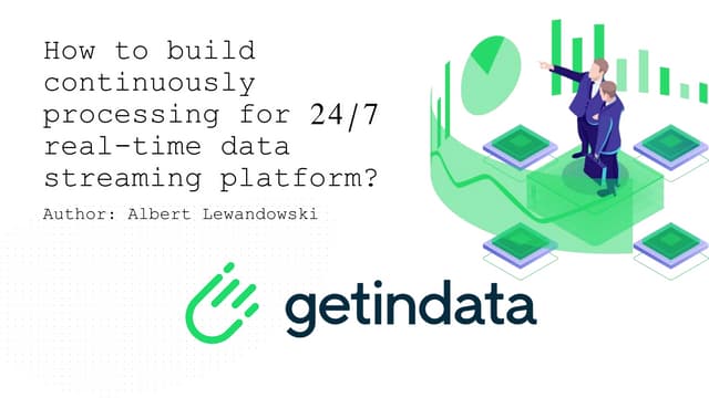 Hot to build continuously processing for 24/7 real-time data streaming platform?