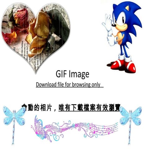 Gif Image會動的相片