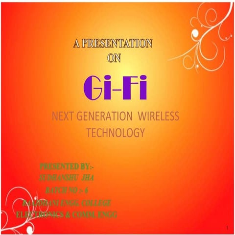 Gi-fi Technology | PPTX