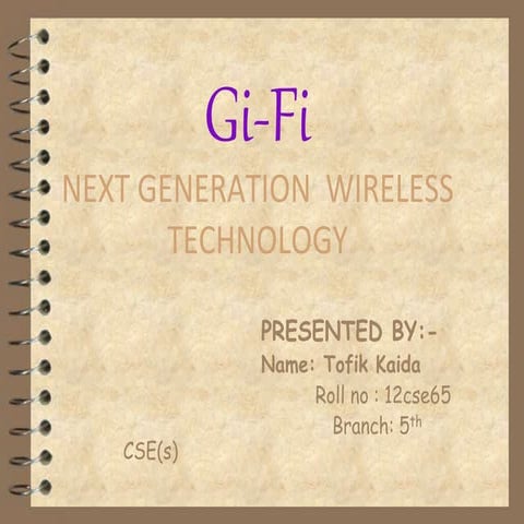 Gifi wireless Technology