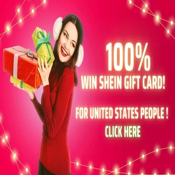 Win Shein Gift Card ! for United States People ! | PDF