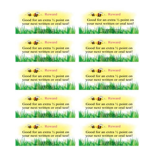 Classroom Gift Cards