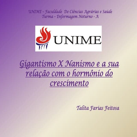 Gigantismo x nanismo